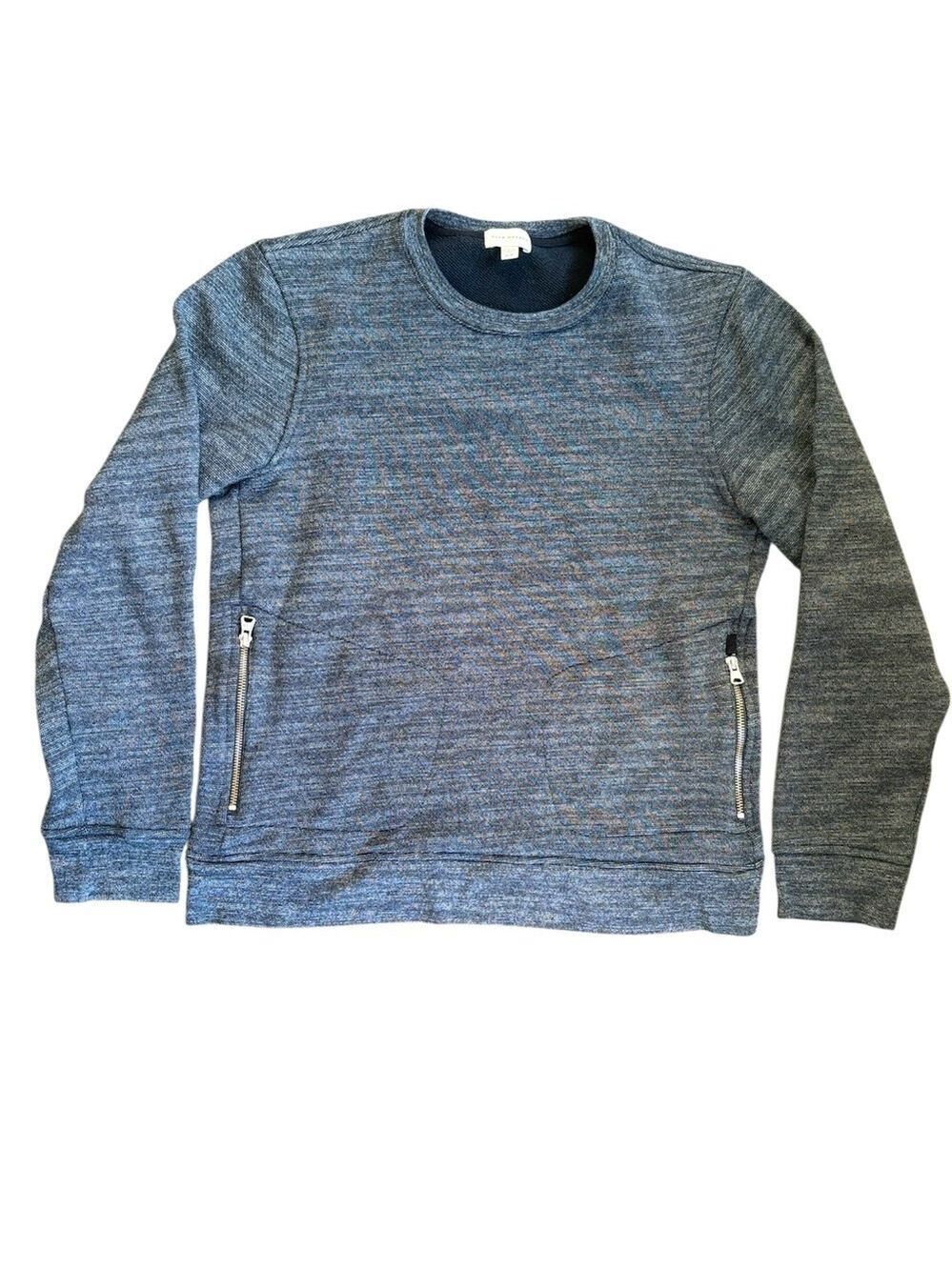 Club Monaco Sweater Crewneck Heathered Gray Medium